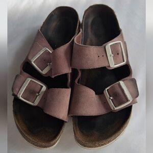 Birkenstock Pink Sandals with Buckles